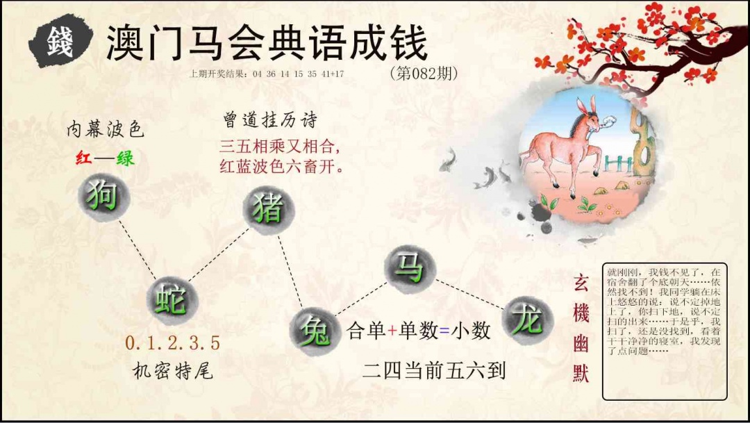 082期典语成钱[图]