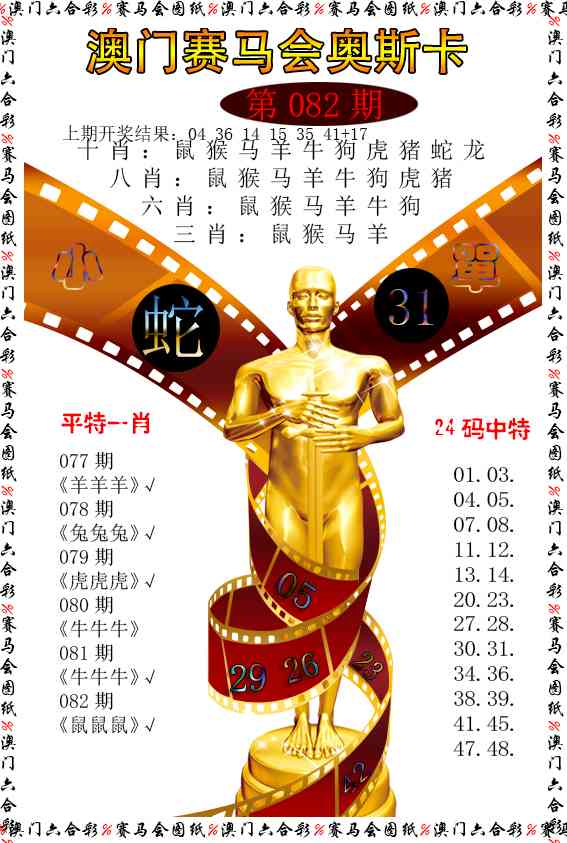 082期新奥斯卡[图]